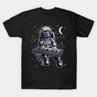 Astronaut Organ Solana SOL Coin To The Moon Crypto Token Cryptocurrency Blockchain Wallet Birthday Gift For Men Women Kids T-Shirt